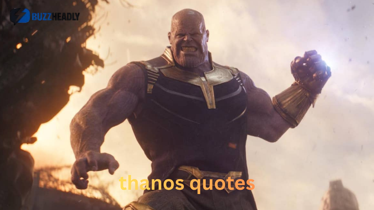 thanos quotes