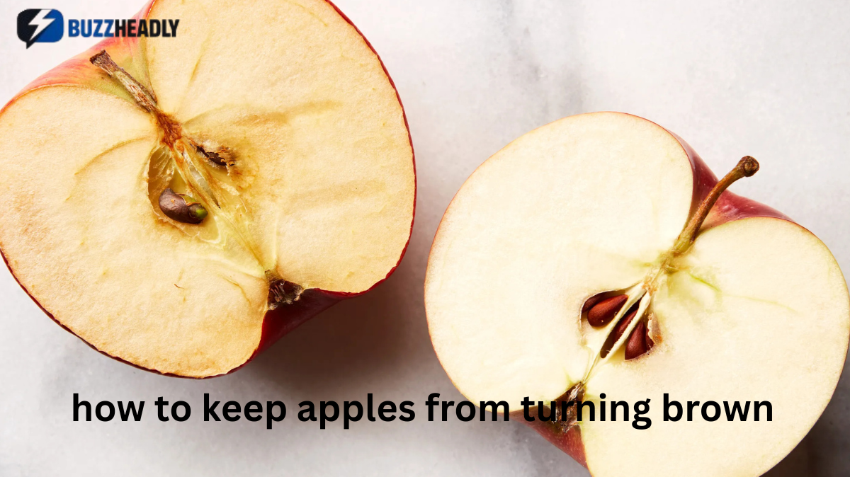 how to keep apples from turning brown
